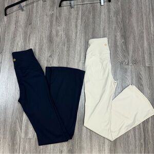 lululemon athletica Navy and Cream Pants